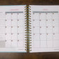Spiral Bound: 12 Month, Daily, Weekly Business Action Planner